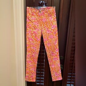 Gretchen Scott Designs Orange and Pink Flamingo Pants